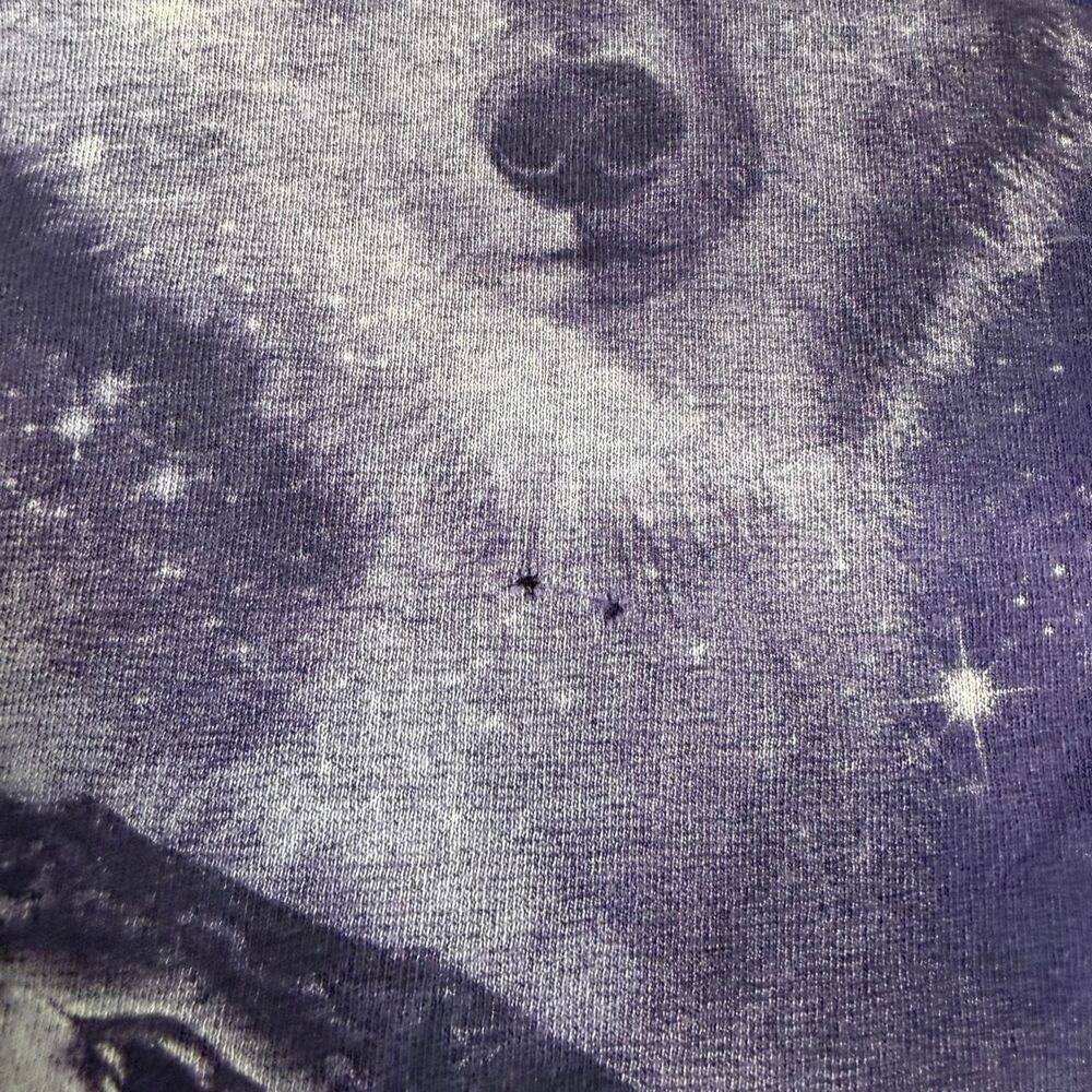 The Mountain Wolf Moon Purple Tie Dye Graphic Tee XL - Picture 5 of 6
